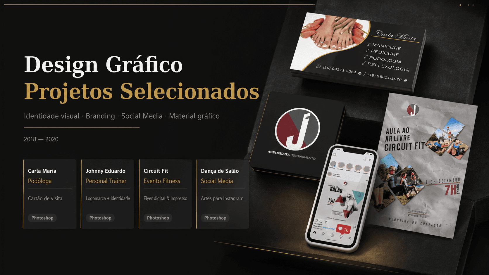 Design Gráfico · Projetos Selecionados